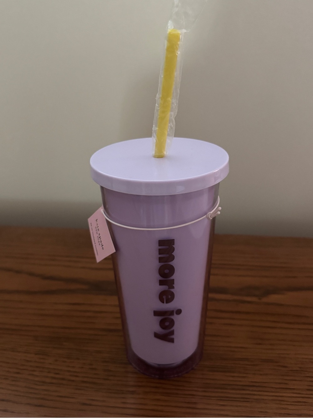 Kate Spade New York “More Joy” 20 oz Tumbler - Purple - NWT